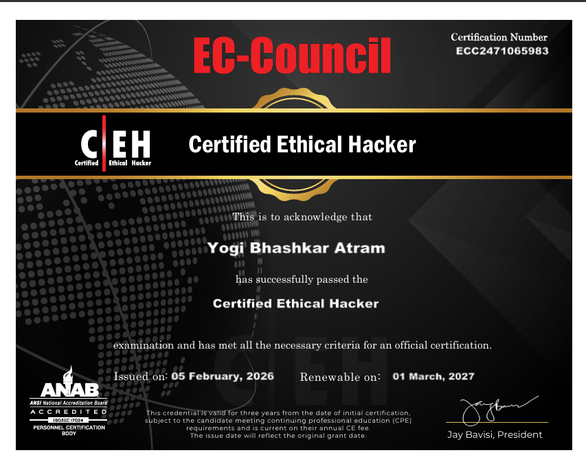 Certified Ethical Hacker (CEH v13)